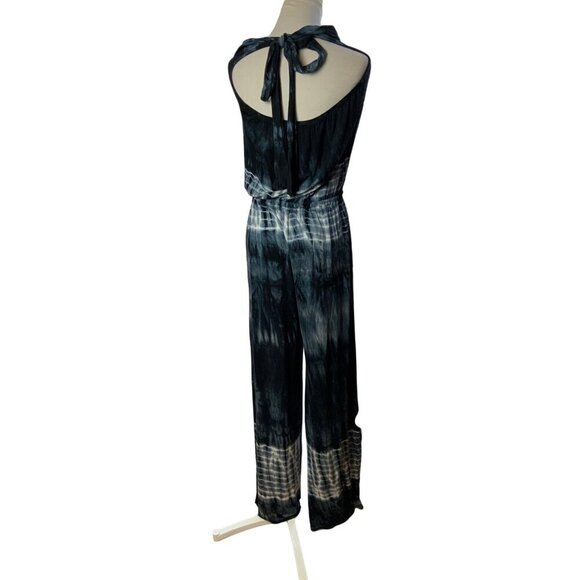 Venus Black & Grey Tie Day Jumpsuit. Size XS - Picture 3 of 3